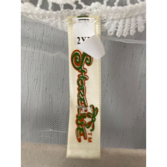 Shoreline Floral Crochet Sheer Cardigan Coverup - Picture 2 of 4